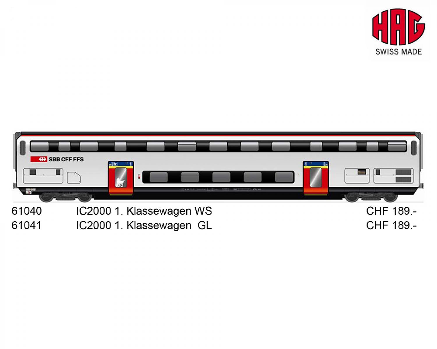 HAG 61040 IC2000 1. Kl. inkl. LED-Innenbel. (AC)