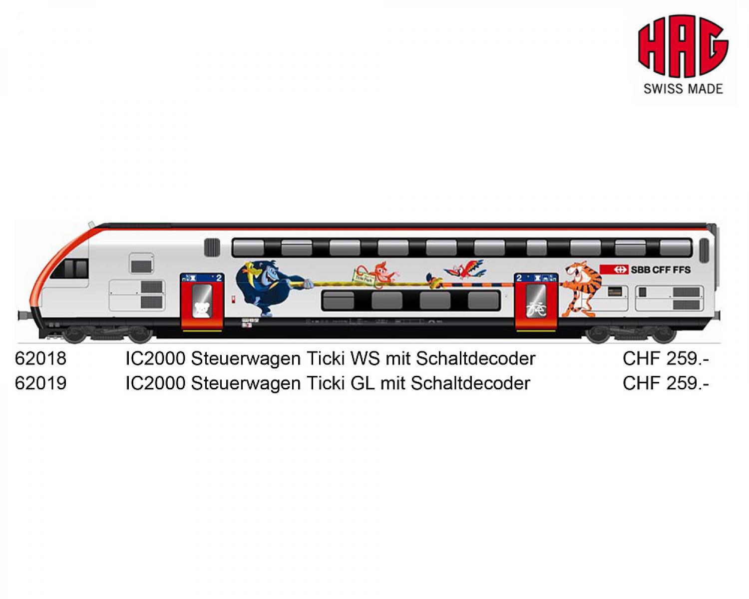 HAG 62018 IC2000 Steuerwg. inkl. LED (AC-Digital)