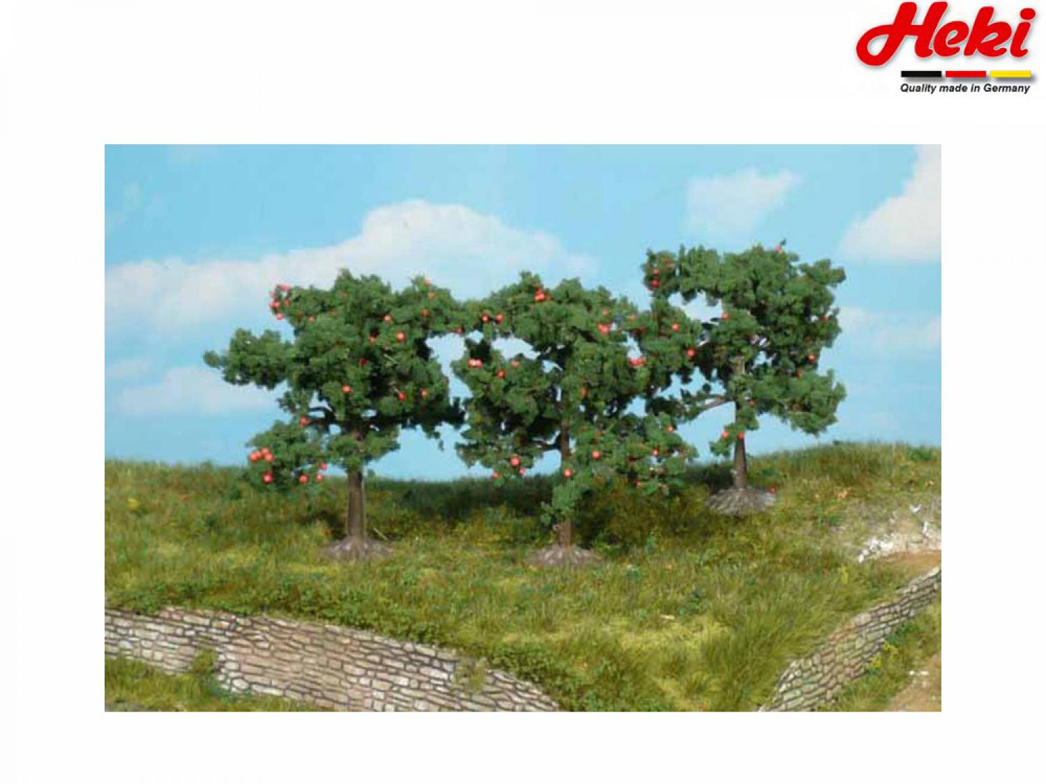 Heki 1160 3 Apfelbäume 8 cm