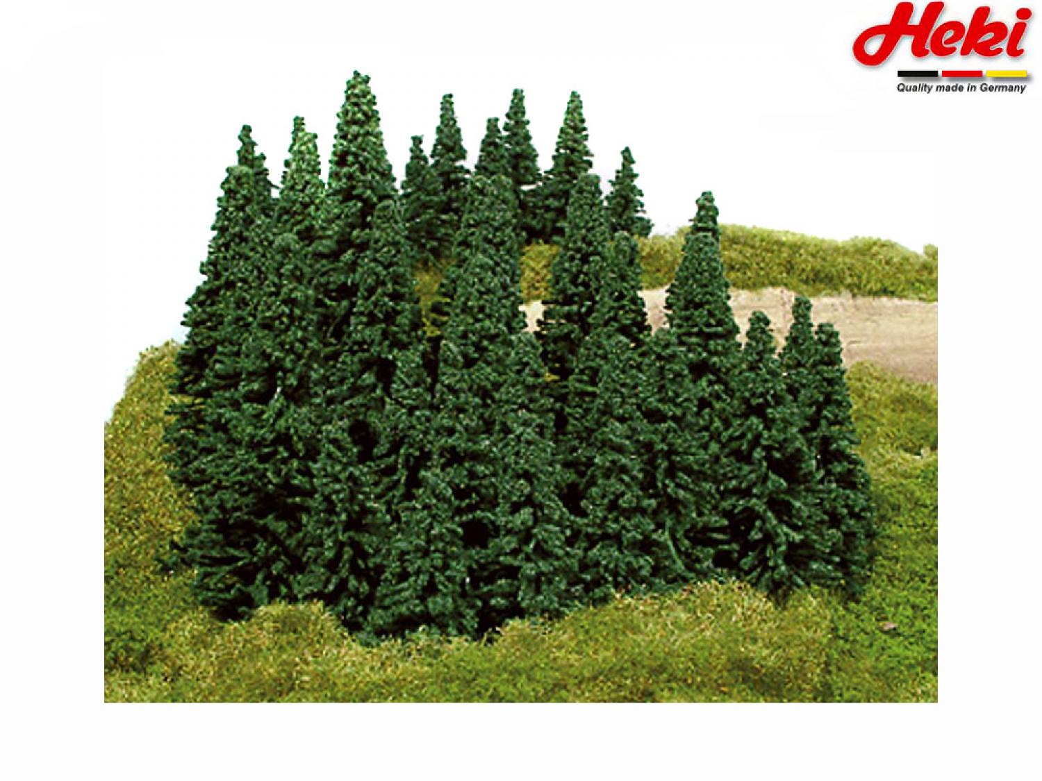 Heki 2190 H0 100 Steckfichten 5-14 cm