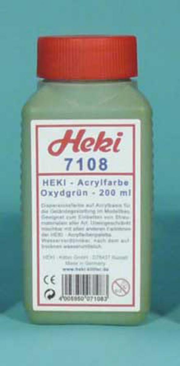 Heki 7108 Acrylfarbe Grün, 200 ml