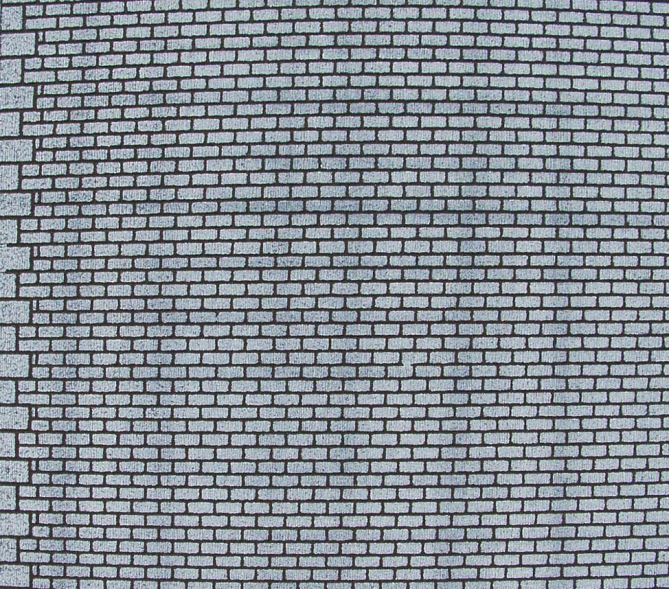 HEKI 72182 Klinker quer H0/TT, 50x20 cm, 2 Stück