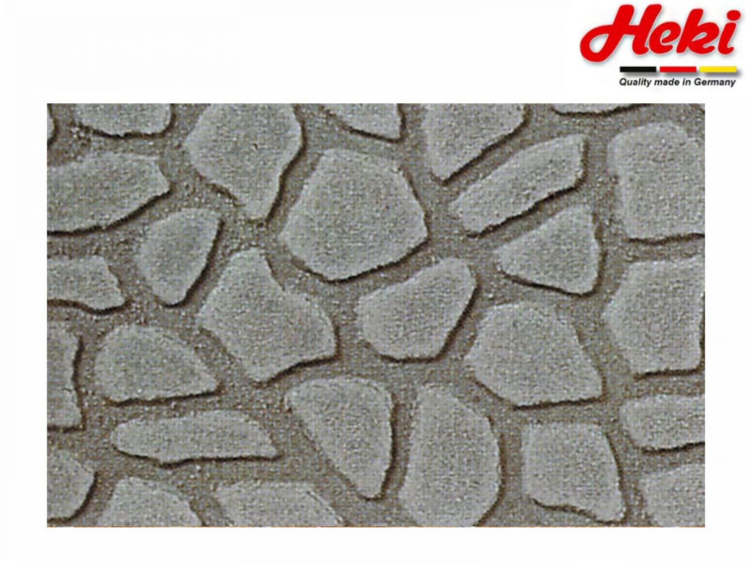 Heki 72272 Bruchsteinmauer 0/1/H0,40x20cm, 2 St