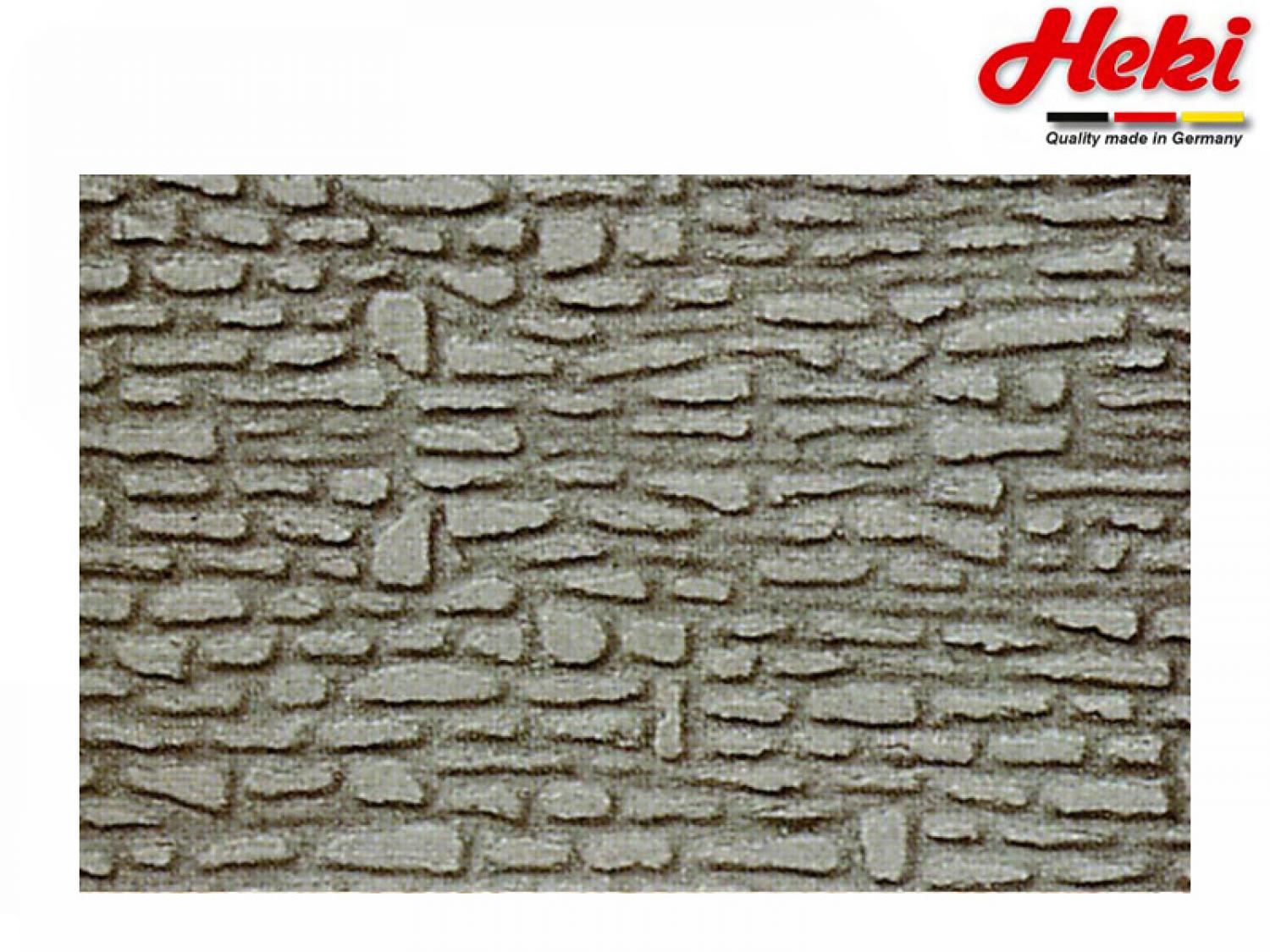 Heki 72282 Natursteinmauer 0/1/H0,40x20cm, 2 St