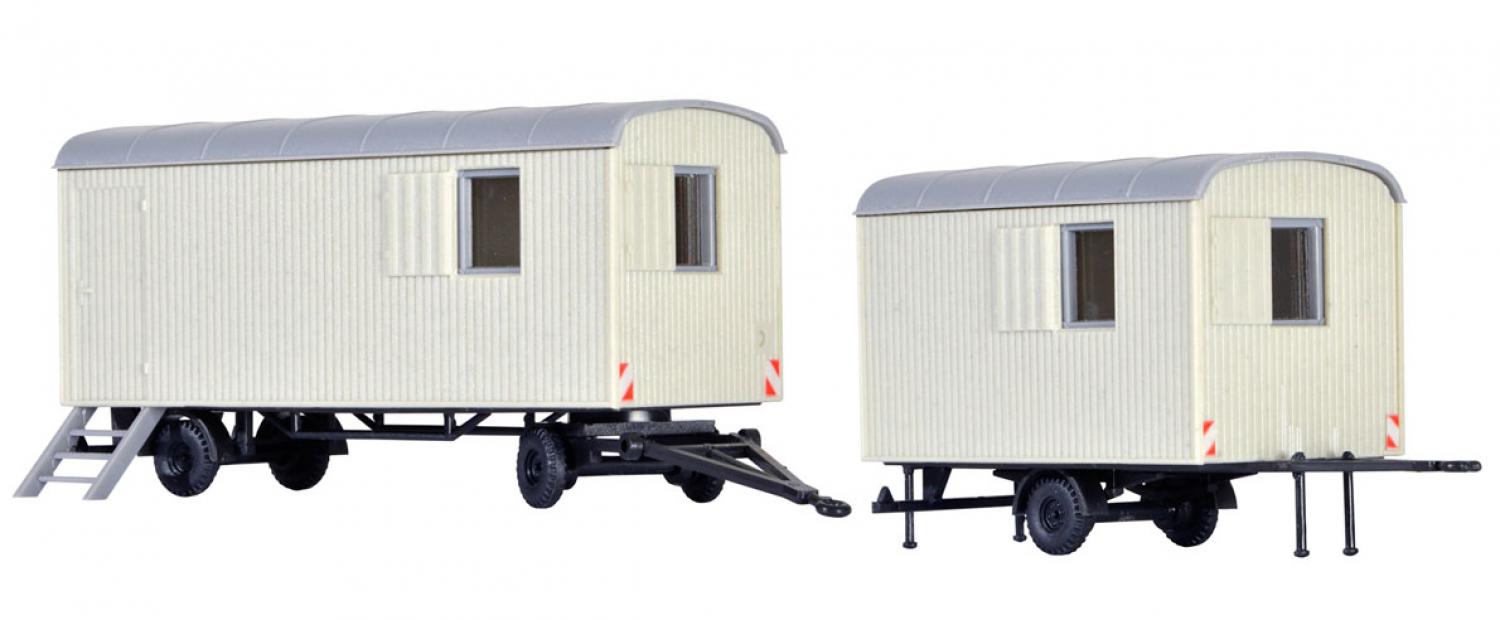 Kibri 10278 H0 Bauwagen, 2 Stueck