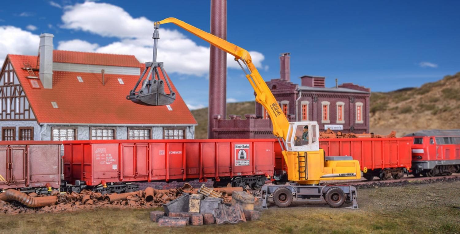 Kibri 11286 H0 LIEBHERR R934 Umschlagg.