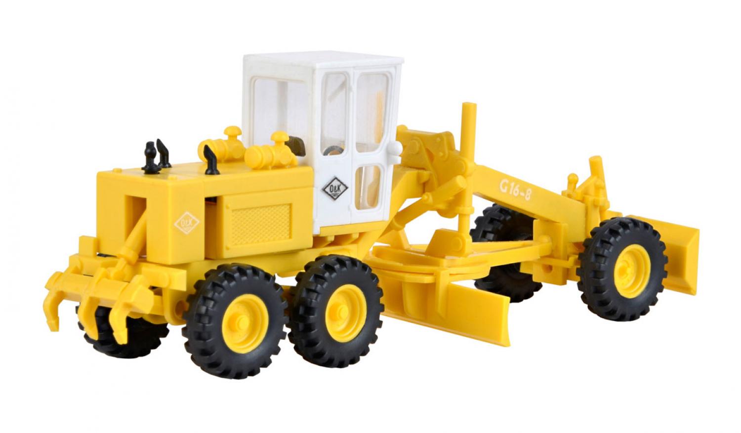 Kibri 11650 H0 O&K Grader, gelb