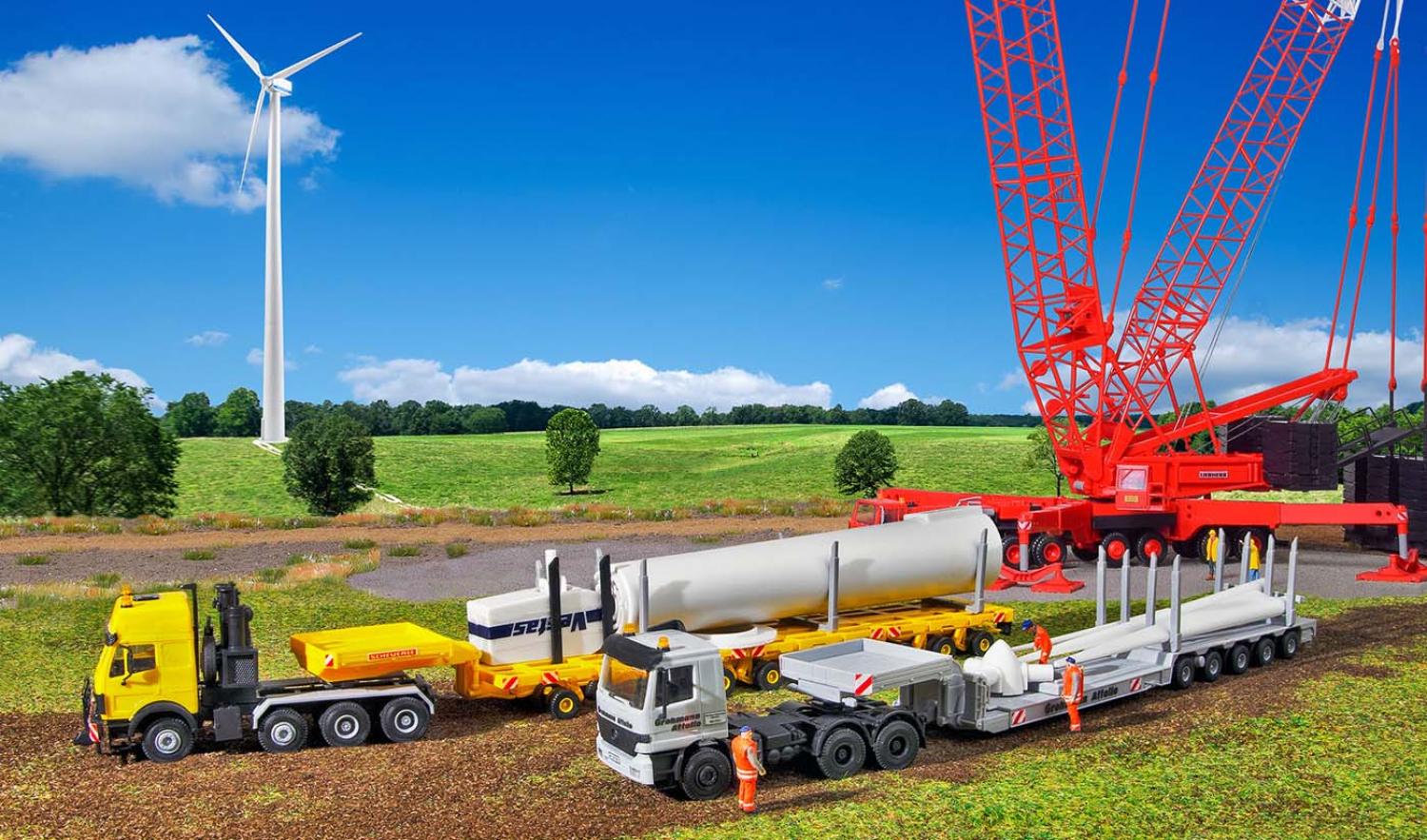 Kibri 13520 H0 Windkraftanlagentransport