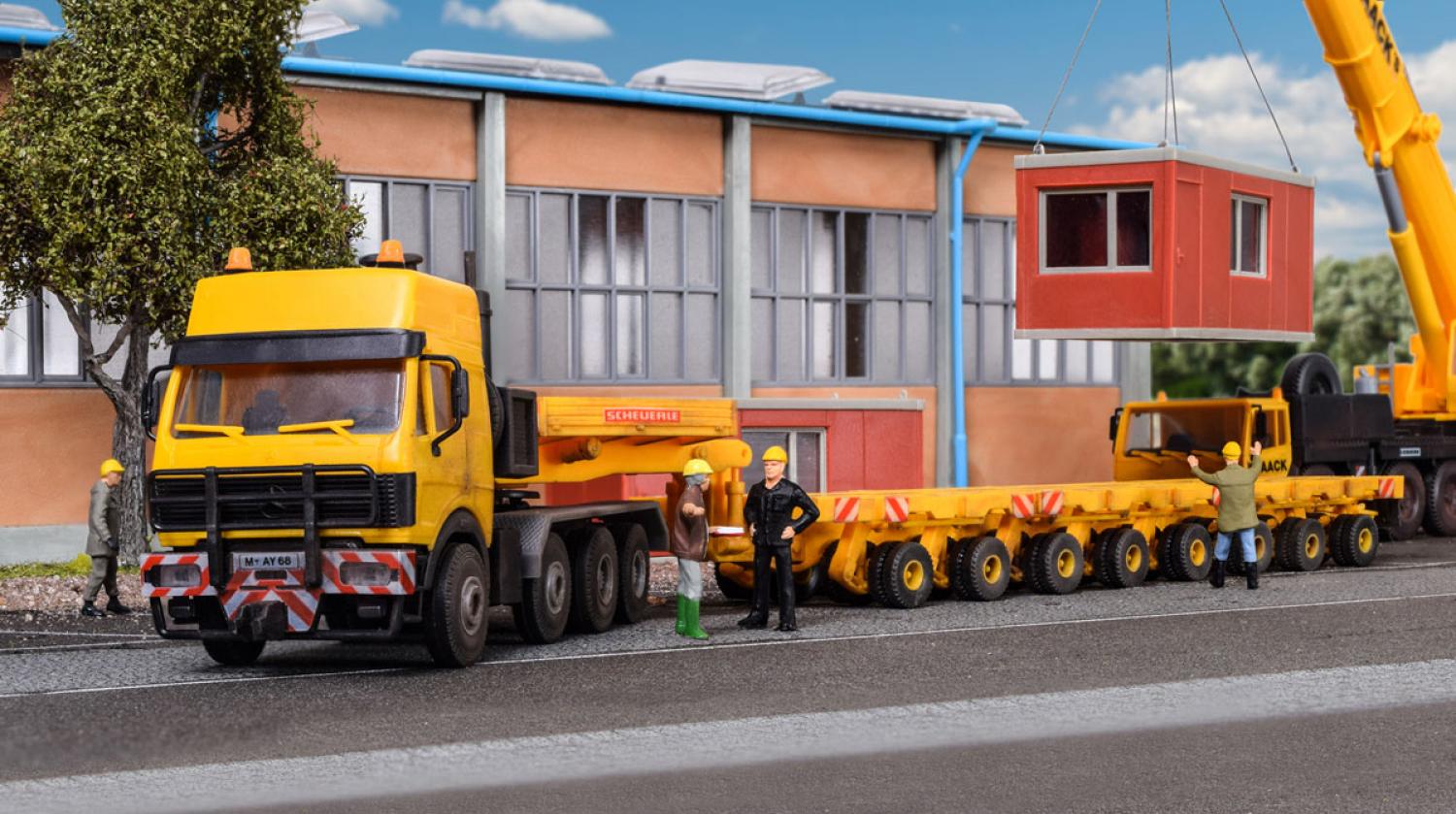 Kibri 13552 H0 MB SK mit SCHEUERLE Plattf