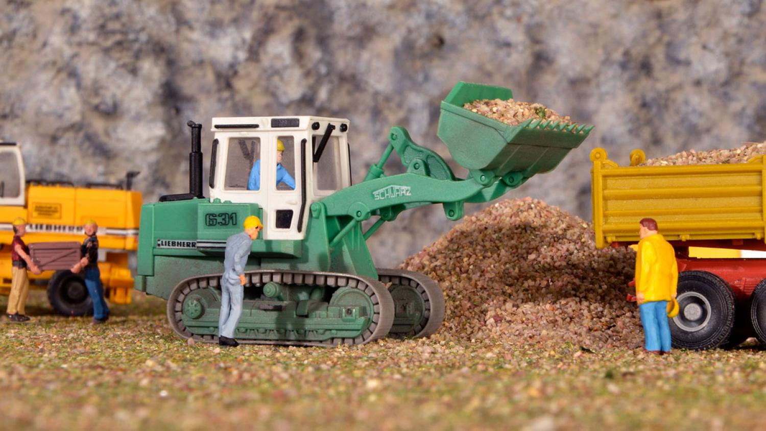 Kibri 15205 H0 LIEBHERR Raupe 631 Schwarz