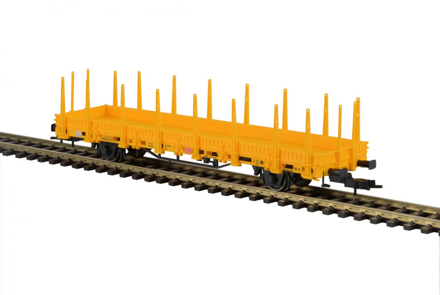 Kibri 16200 H0 Niederbordwagen, gelb