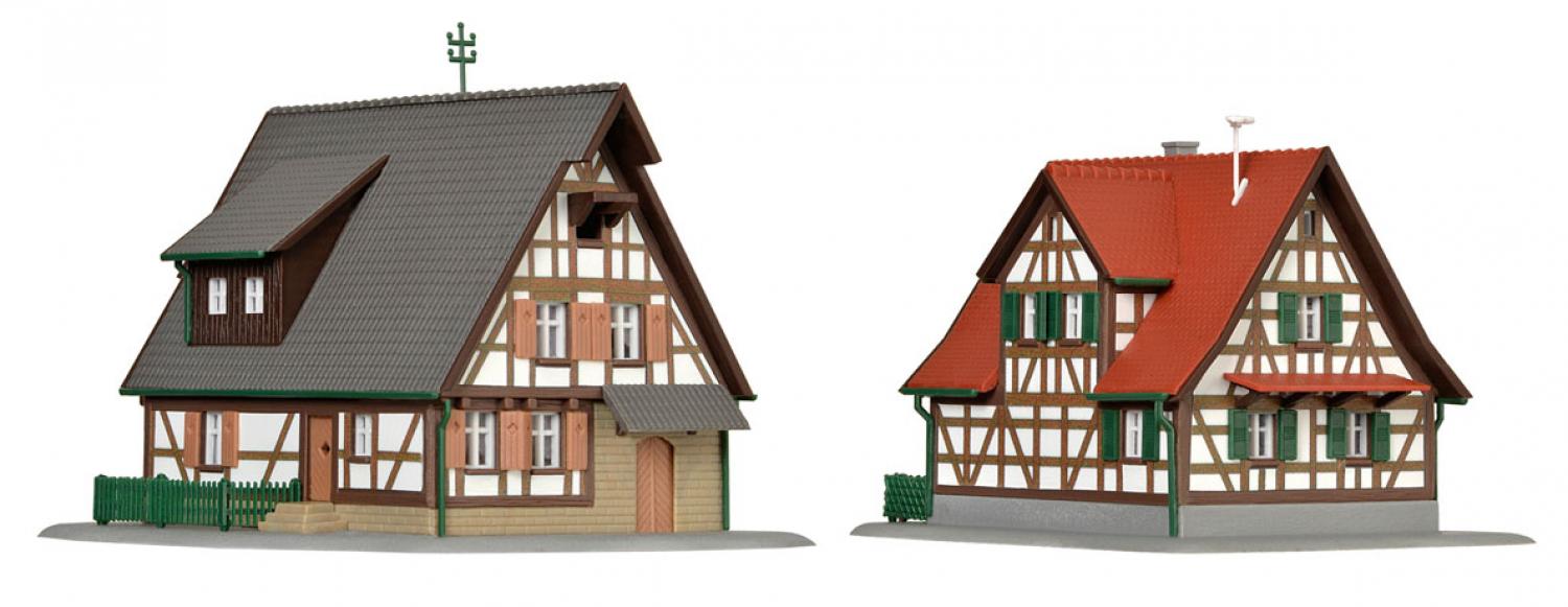 Kibri 36406 Z Fachwerkhaeuser, 2 Stueck
