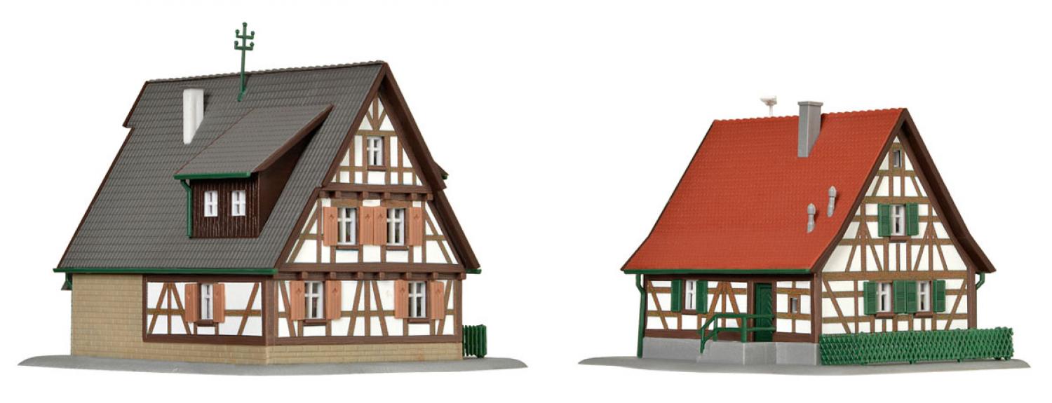 Kibri 36406 Z Fachwerkhaeuser, 2 Stueck