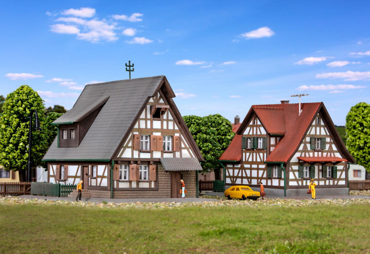 Kibri 36406 Z Fachwerkhaeuser, 2 Stueck