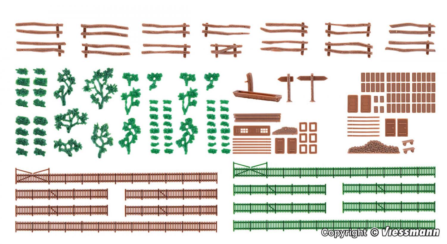 Kibri 36692 Z Deko-Set rund ums Haus