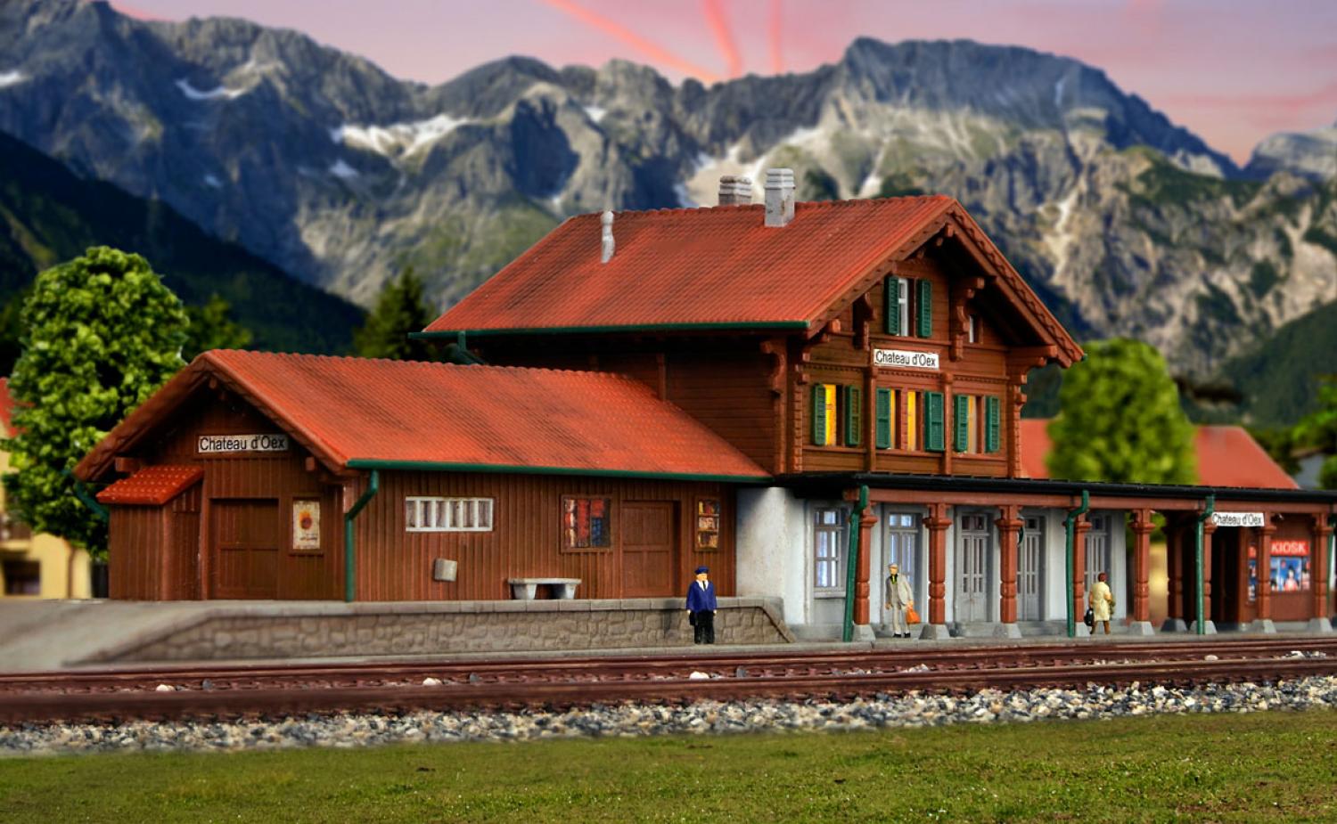Kibri 36703 Z Bahnhof Chateau d'Oex