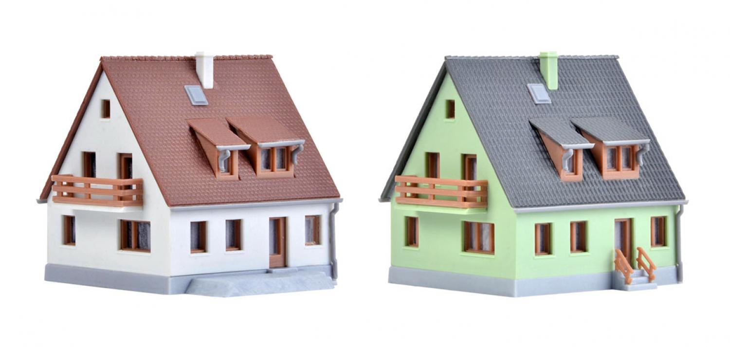 Kibri 36829 Z Siedlungshaus Steinw. 2 Stk