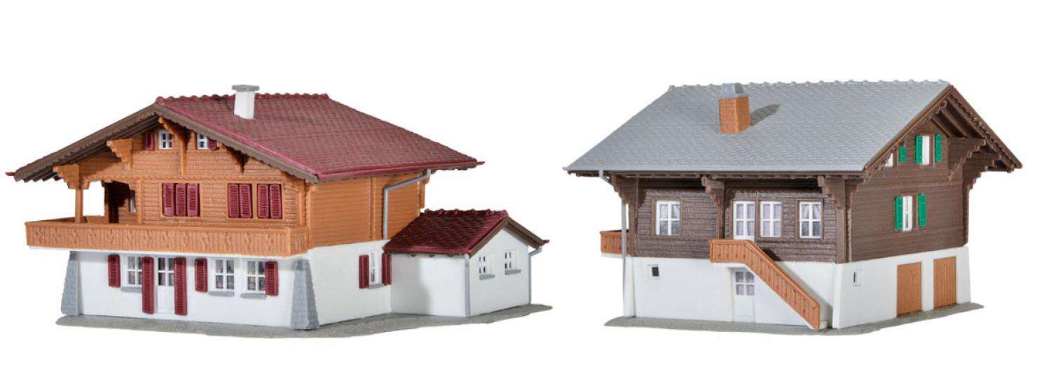 Kibri 37034 N Chalet Lenk, 2 Stueck