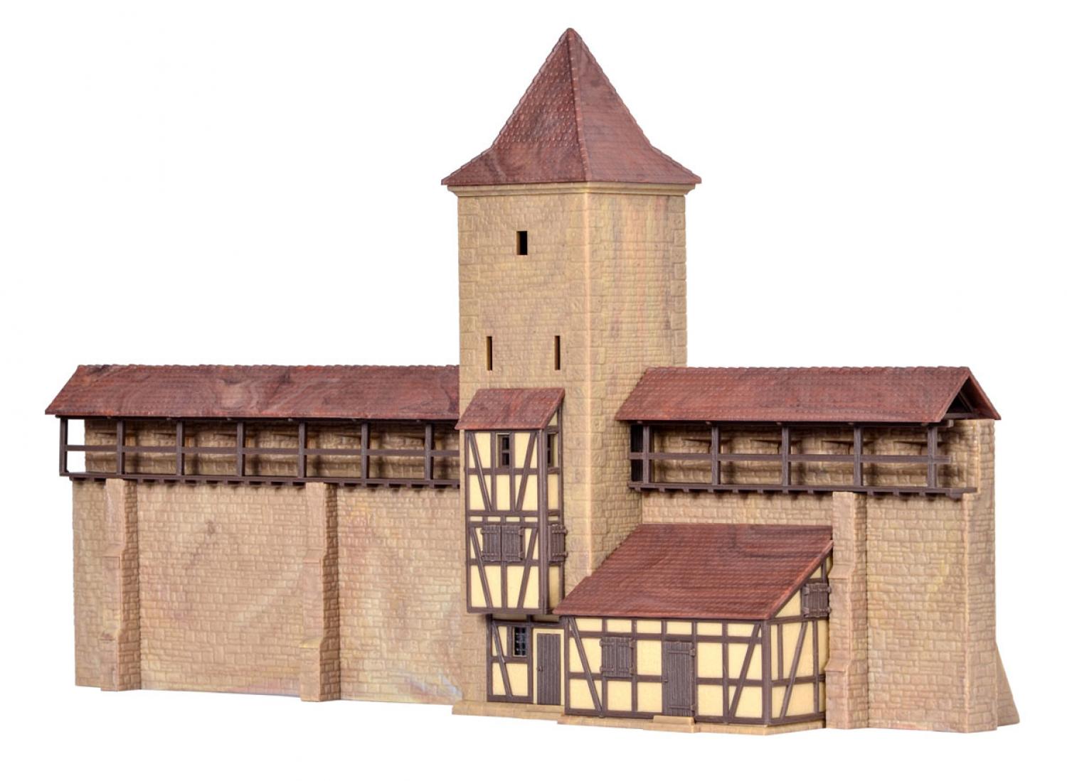 Kibri 37108 N Wehrturm mit Mauer