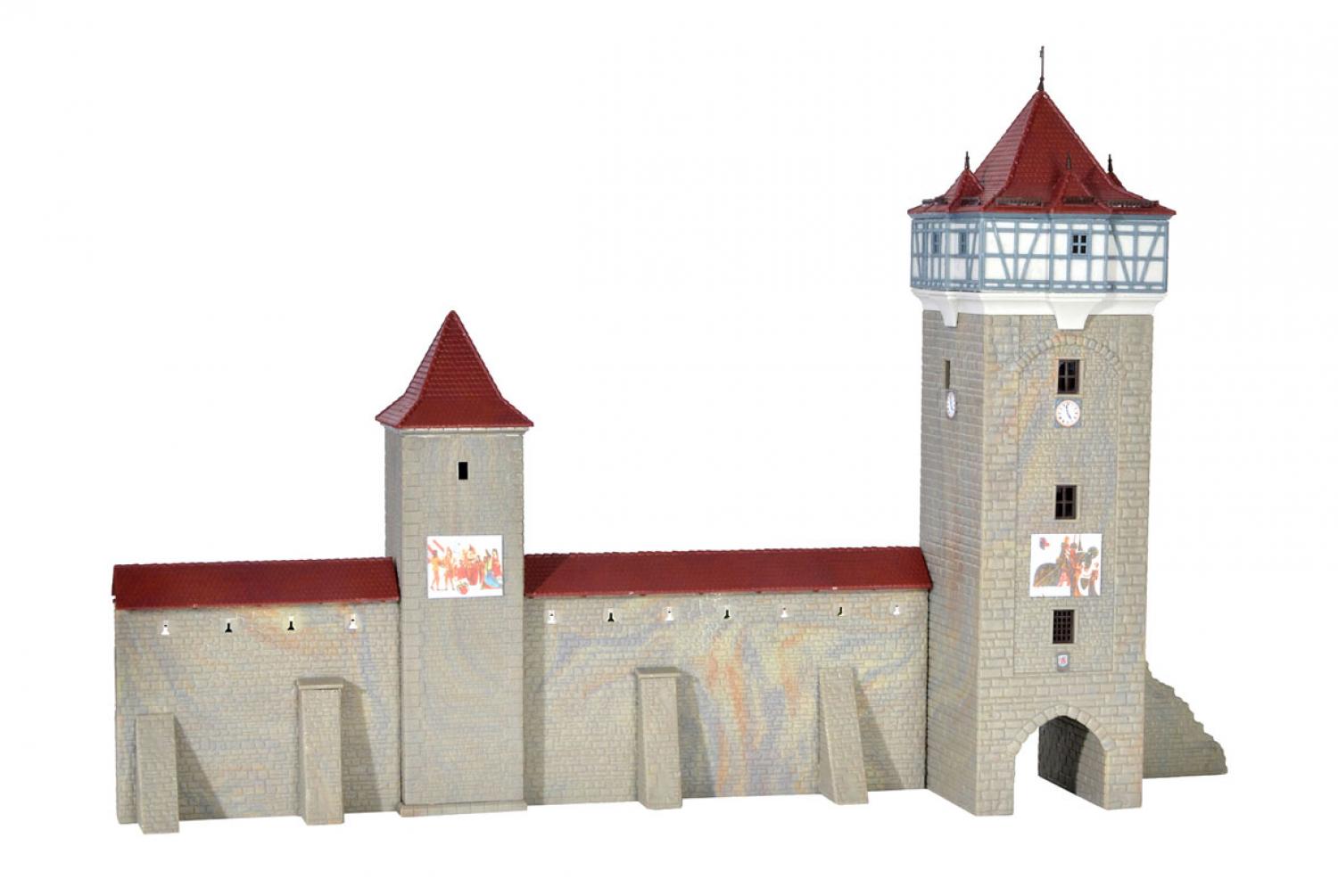 Kibri 37362 N Stadtmauer mit Fachwerkturm