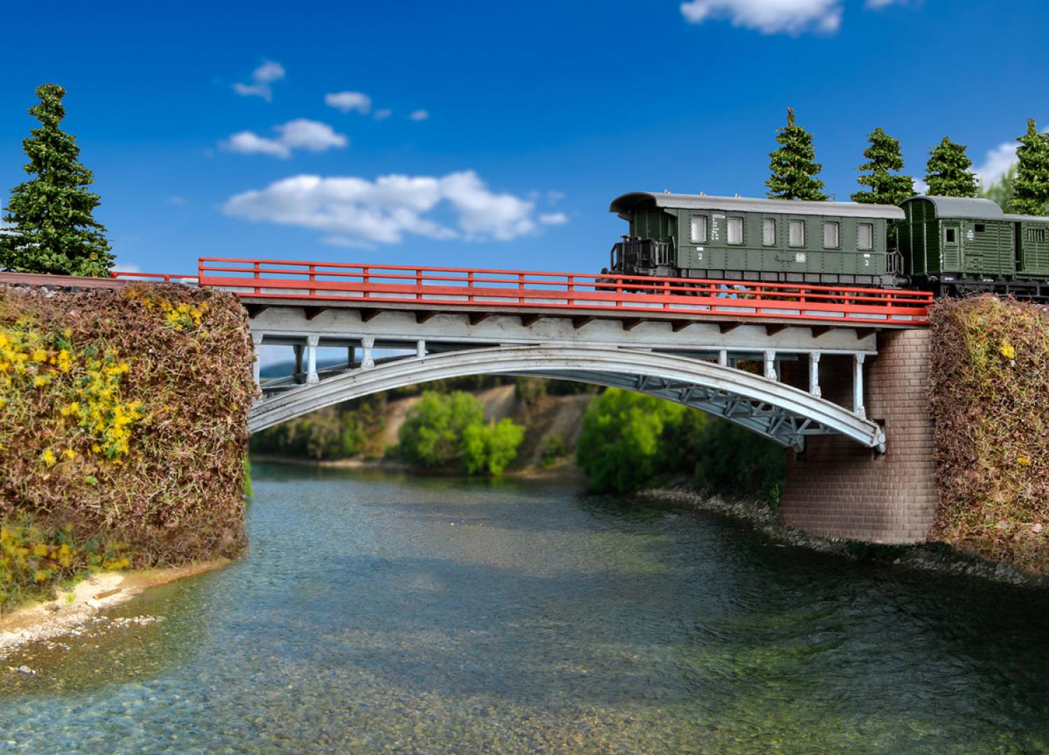Kibri 37668 N/Z Werra-Brücke, ein-/zweigl