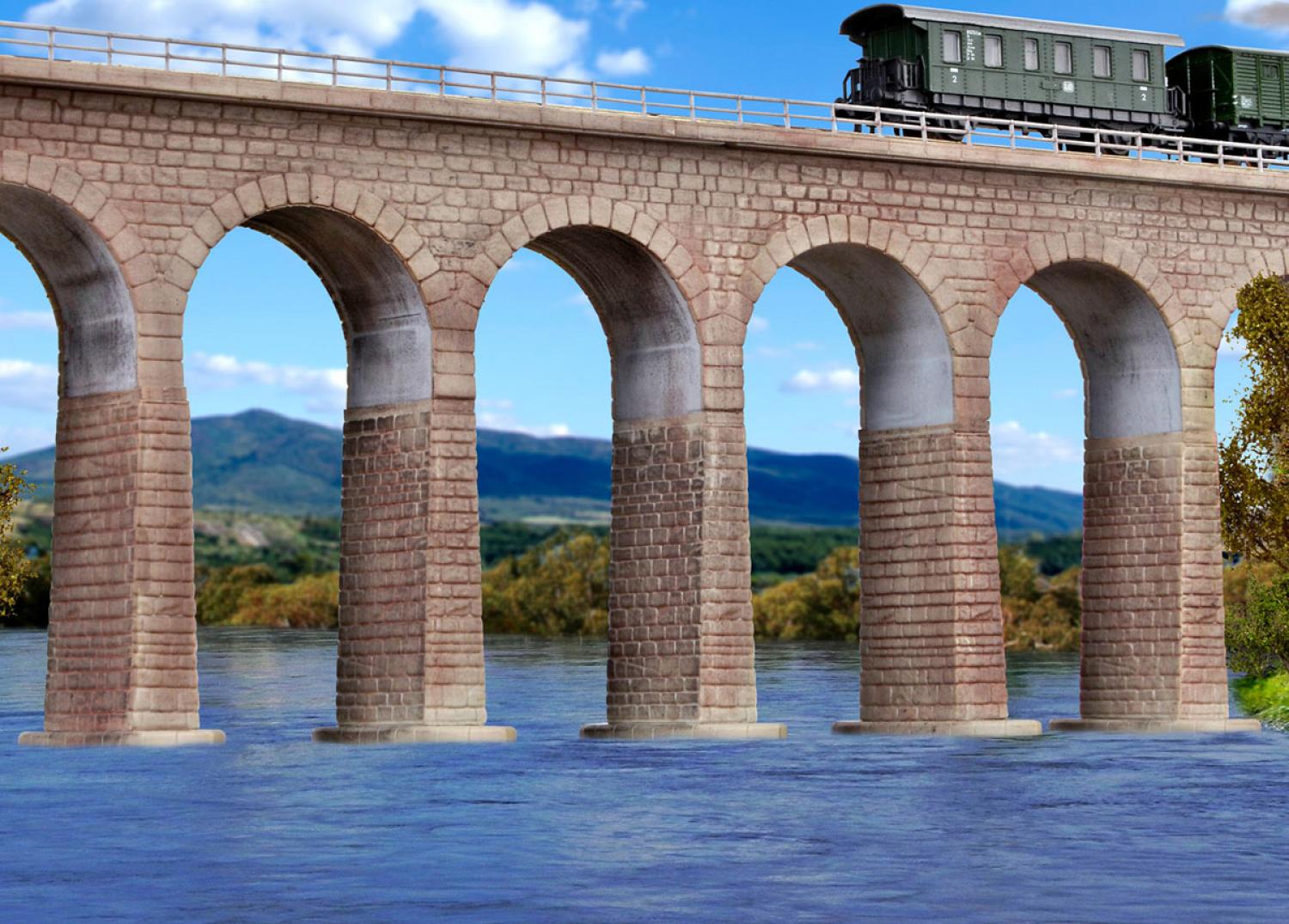 Kibri 37675 N/Z Viaduktpfeiler, 6 Stück