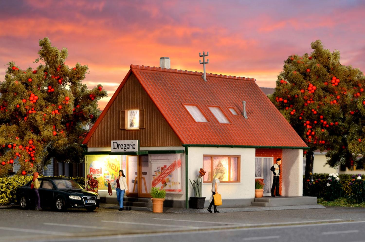 Kibri 38720 H0 Einfamilienhaus mit Laden