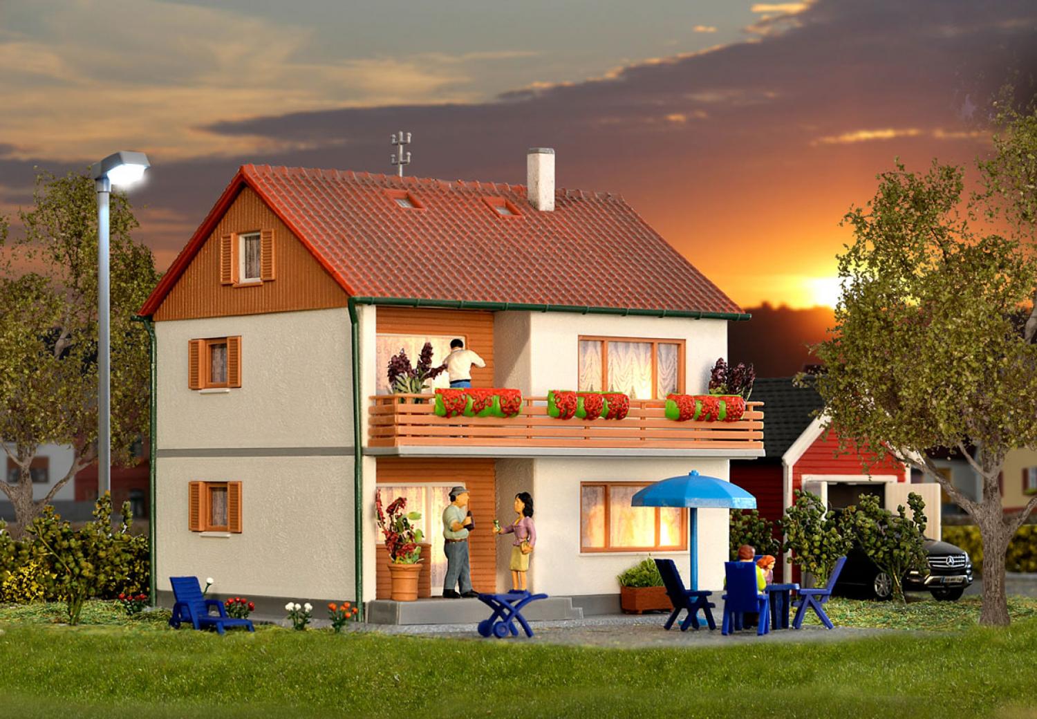 Kibri 38723 H0 Zweifamilienhaus