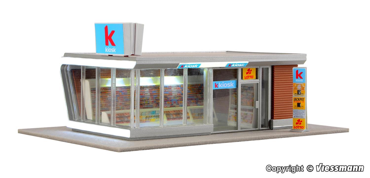 Kibri 39008 H0 Moderner Kiosk inkl. LED