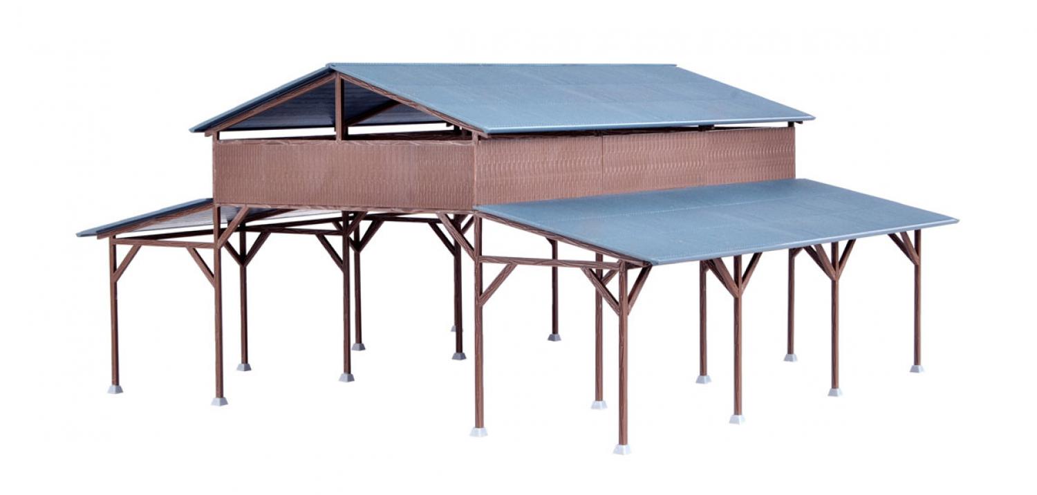 Kibri 39095 H0 Holzunterstand