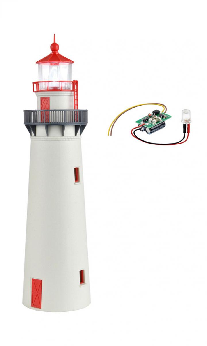 Kibri 39170 H0 Leuchtturm mit LED-Feuer