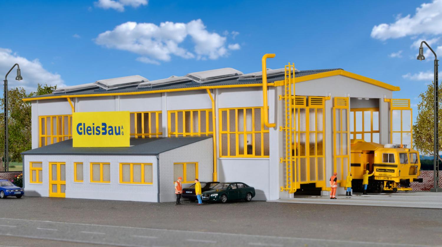 Kibri 39324 H0 Wartungshalle GleisBau
