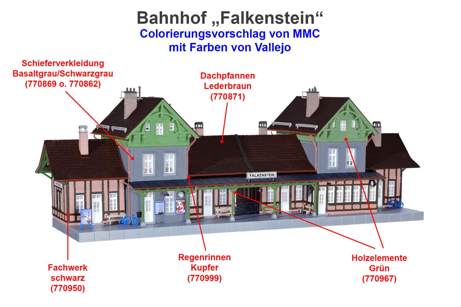 Kibri 39367 H0 Bahnhof Fuerstenberg