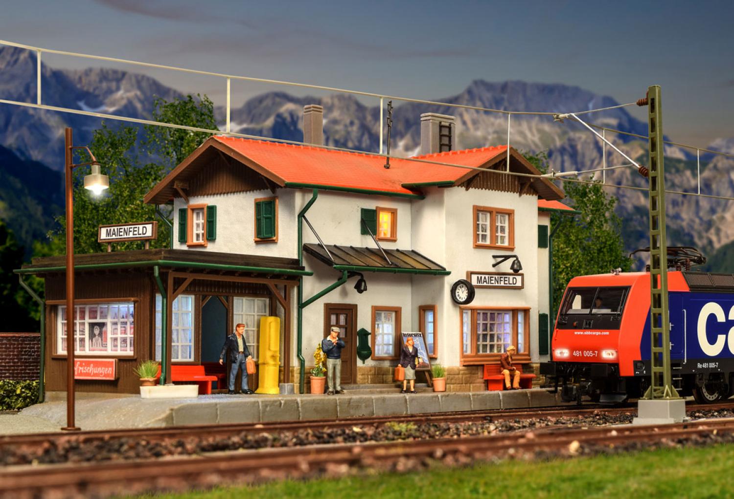 Kibri 39496 H0 Bahnhof Maienfeld inkl.HBL