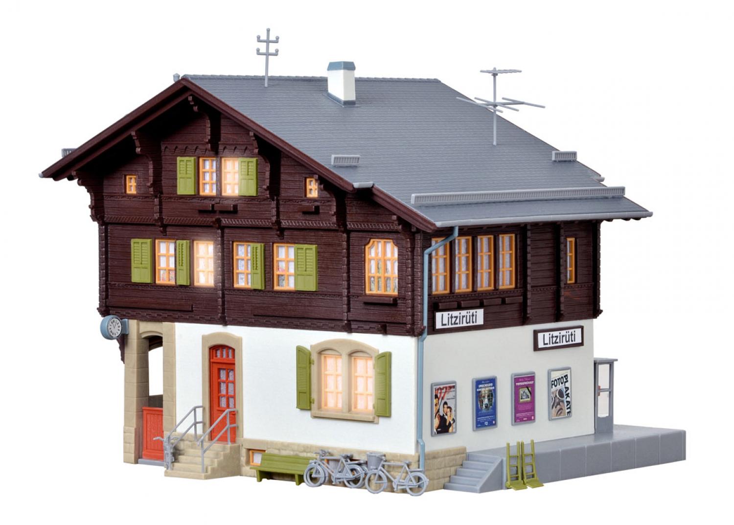 Kibri 39497 H0 Bahnhof Litziruti inkl.HBL