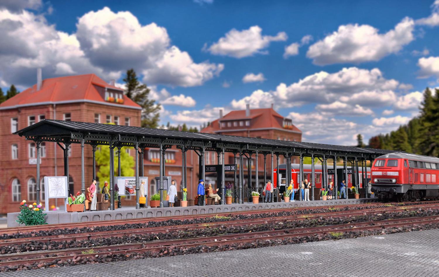 Kibri 39569 H0 Bahnsteig Kienbach