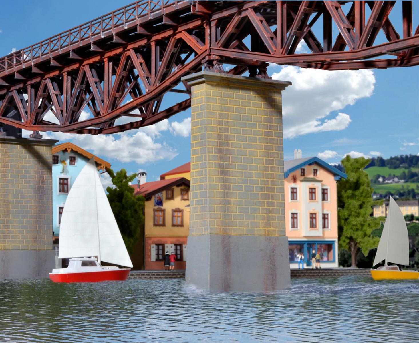 Kibri 39751 H0 Gemauerter Viadukt-Mittelpfeiler