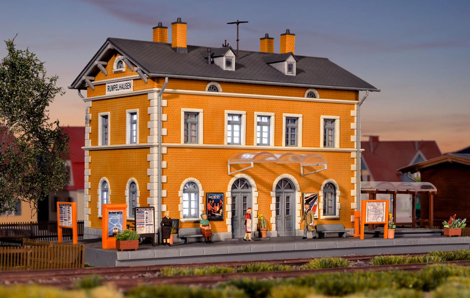 Kibri 39839 H0 Bahnhof Rumpelhausen