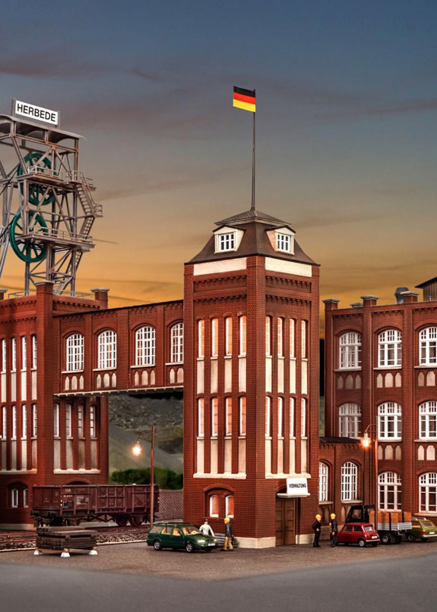 Kibri 39847 H0 Verwaltungsturm mit Übergang