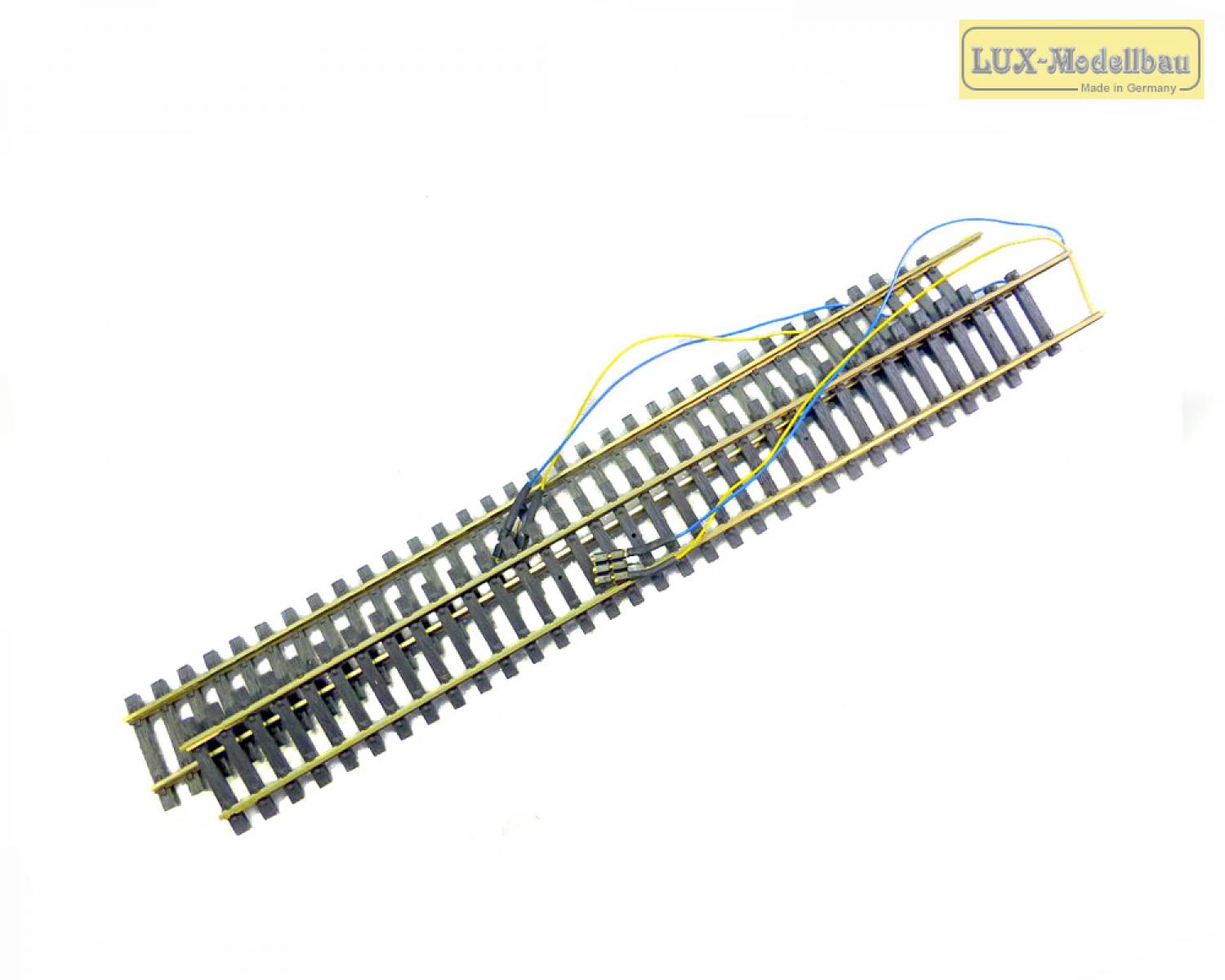 LUX 9301052 H0-Zugangsgleise, 2 Stück für DC (2L=)