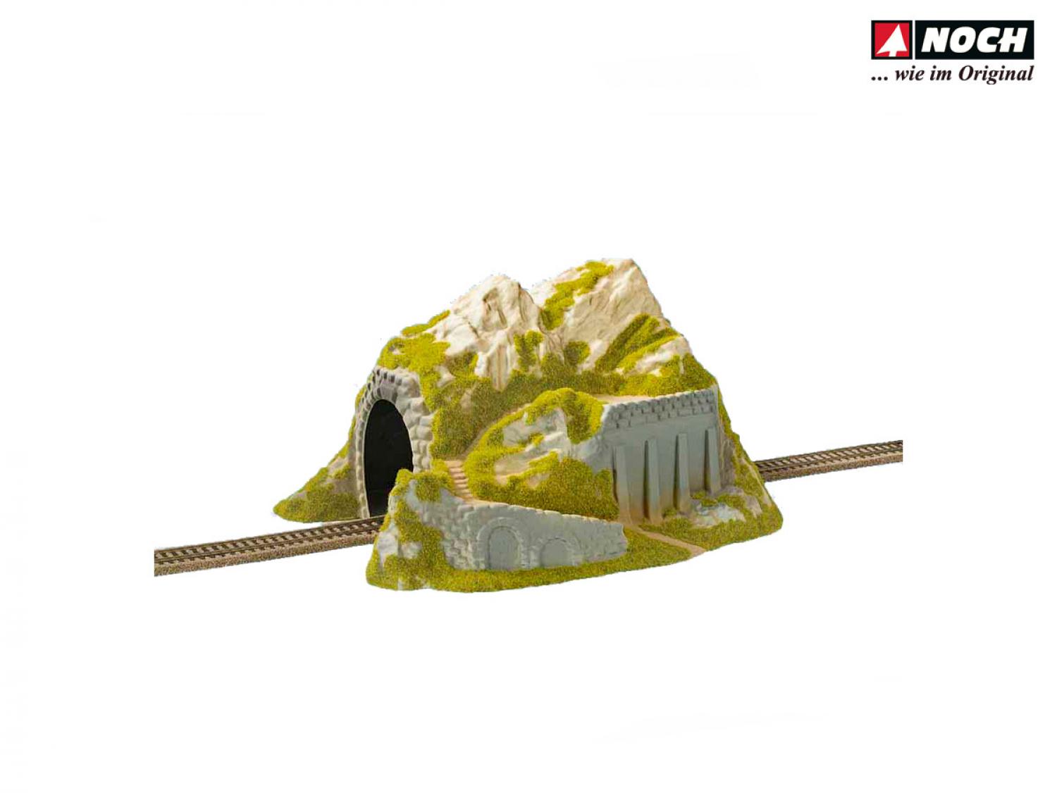 Noch 02221 H0 Tunnel 1-gleisig, gerade, 34 x 25 cm
