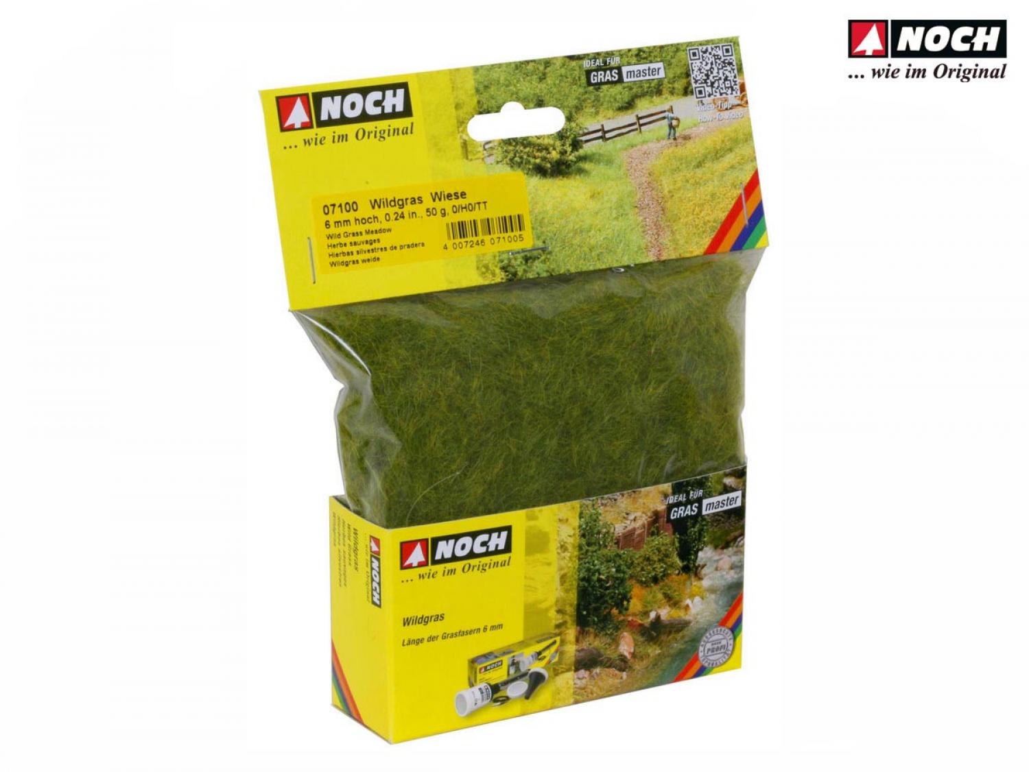 Noch 07100 Wildgras “Wiese” 6 mm, 50 g
