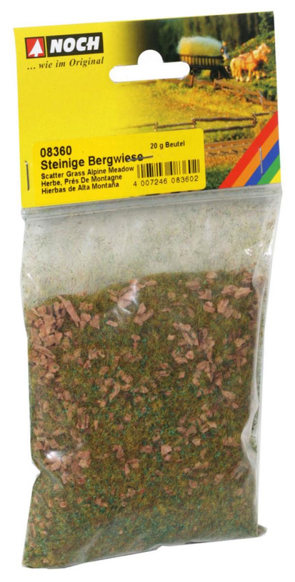 Noch 08360 Streugras “Steinige Bergwiese” 2,5 mm, 20 g