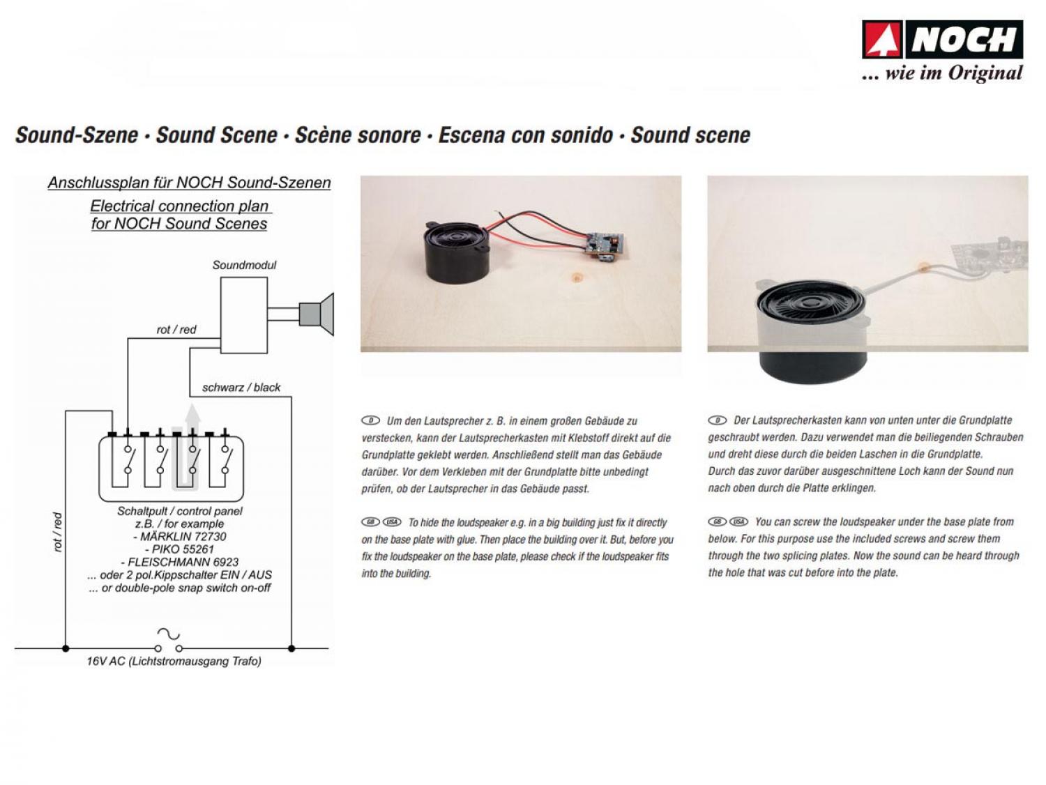 Noch 12850 H0 Bauernhof (micro-sound)