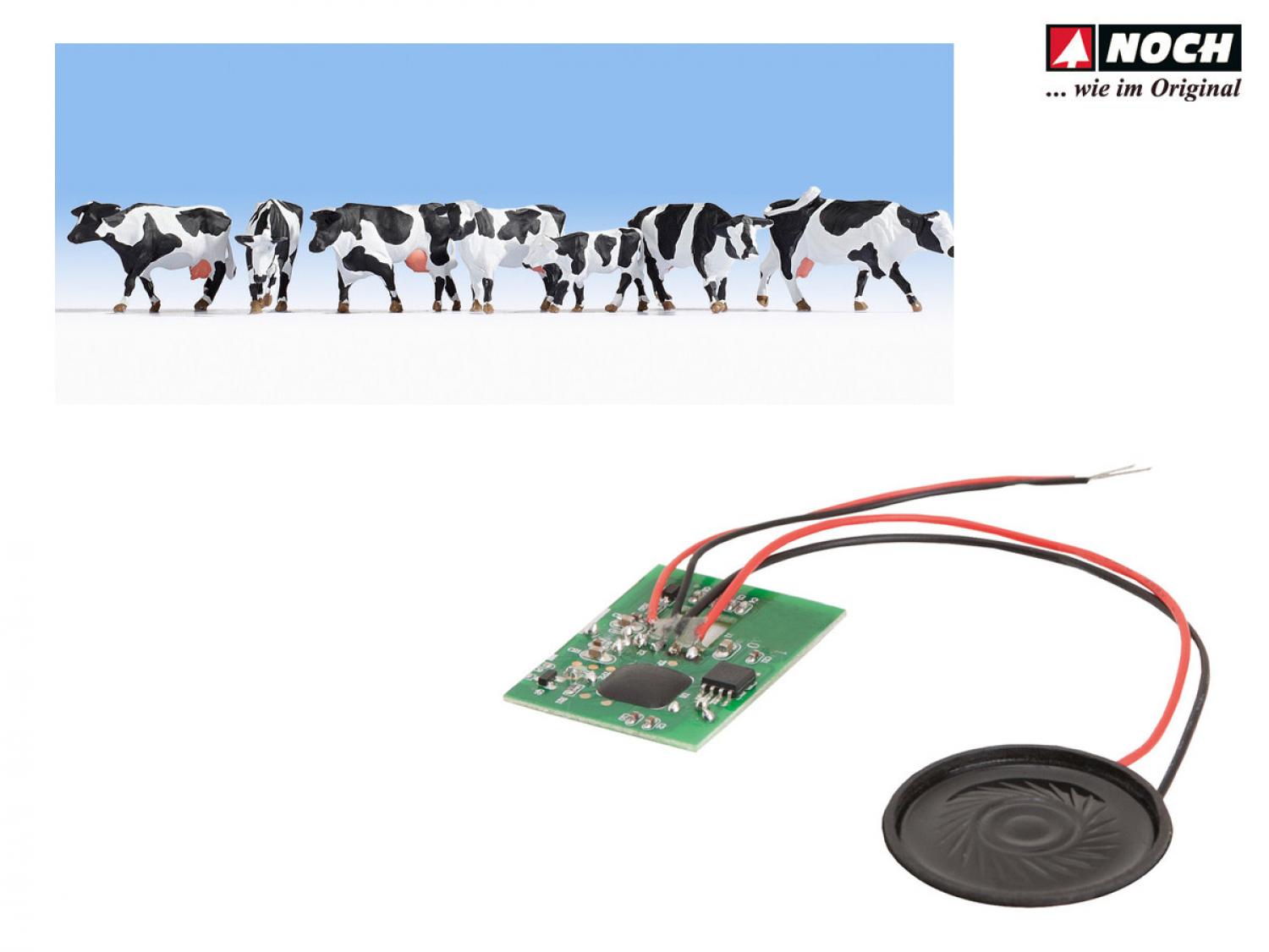 Noch 12851 H0 Kuhweide (micro-sound)