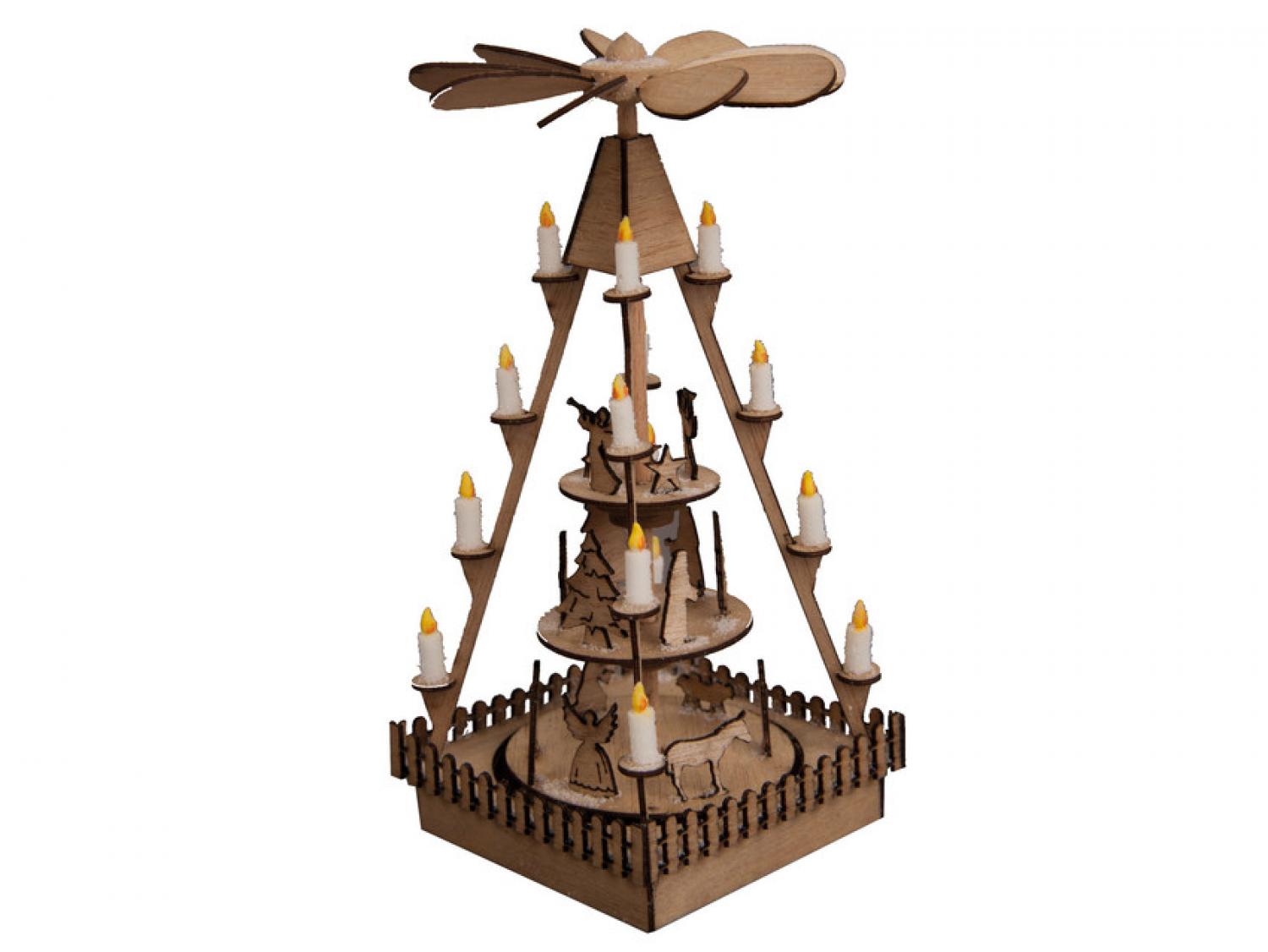 Noch 14395 H0 Weihnachtsmarkt-Pyramide
