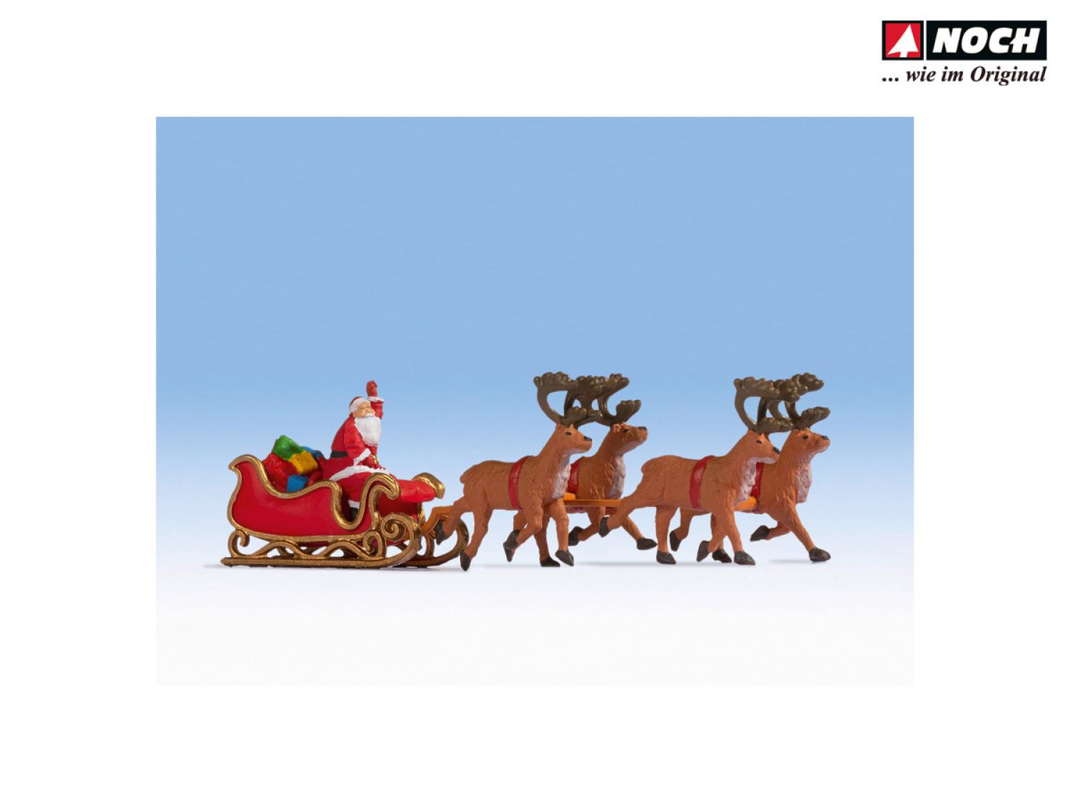 Noch 15924 H0 Weihnachtsmann mit Schlitten