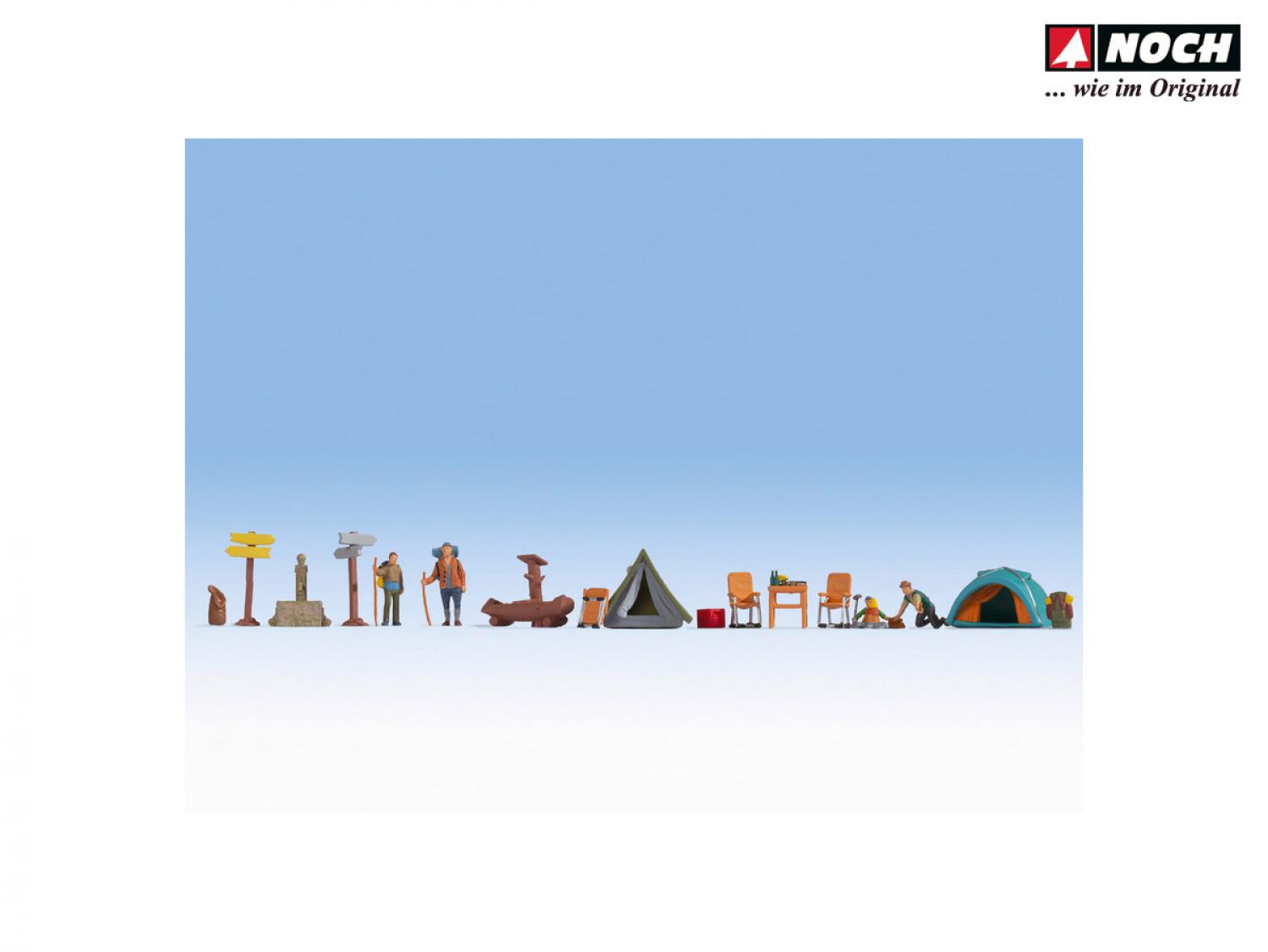 Noch 16201 H0 Figuren-Themenwelt „Camping“