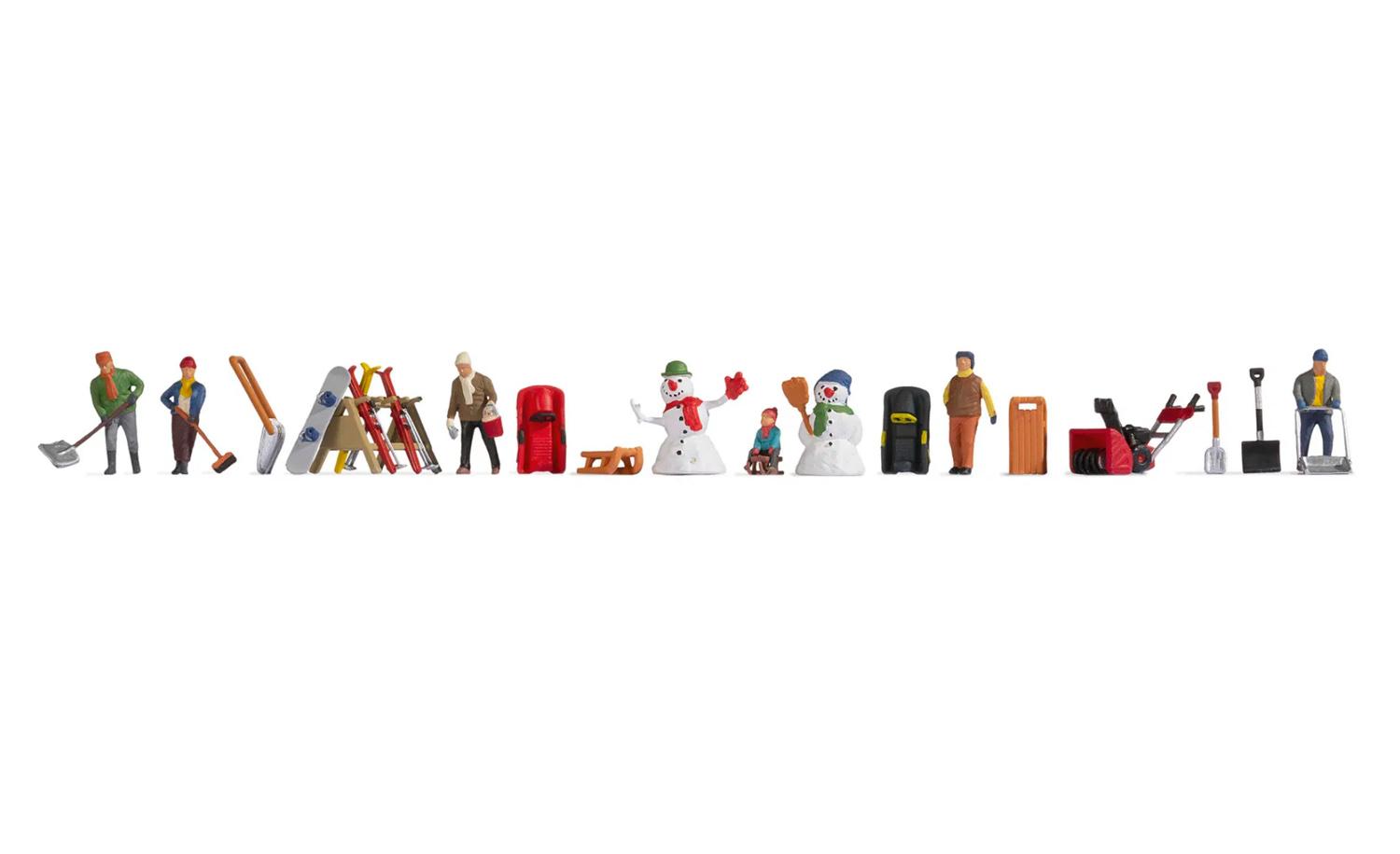 Noch 16220 H0 Figuren-Themenwelt „Wintertag“