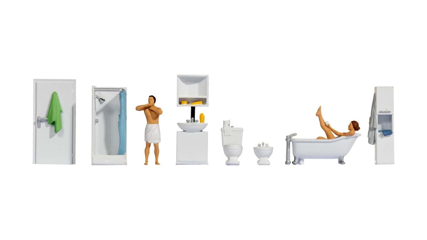 Noch 16289 H0 Figuren-Themenwelt "Badezimmer"